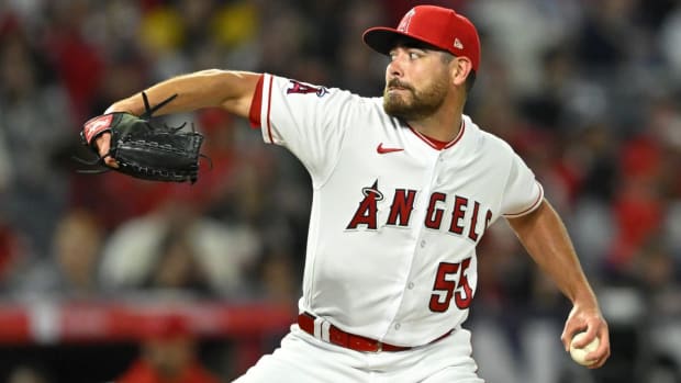 Los Angeles Angels right-hander Matt Moore